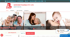 Desktop Screenshot of barhempharma.com