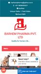 Mobile Screenshot of barhempharma.com